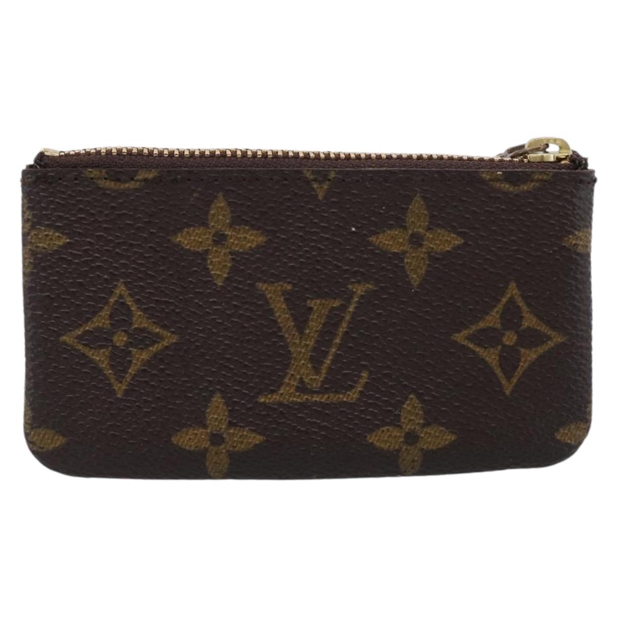 LOUIS VUITTON Monogram Pochette Cles Coin Purse M62650 LV Auth 211005