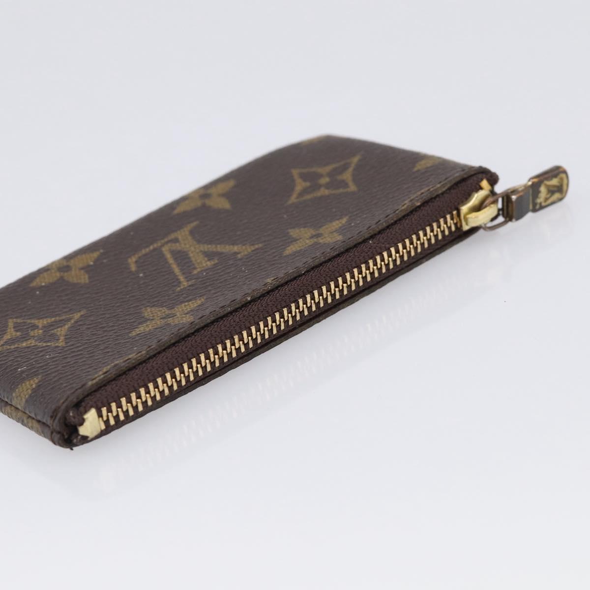 LOUIS VUITTON Monogram Pochette Cles Coin Purse M62650 LV Auth 211005