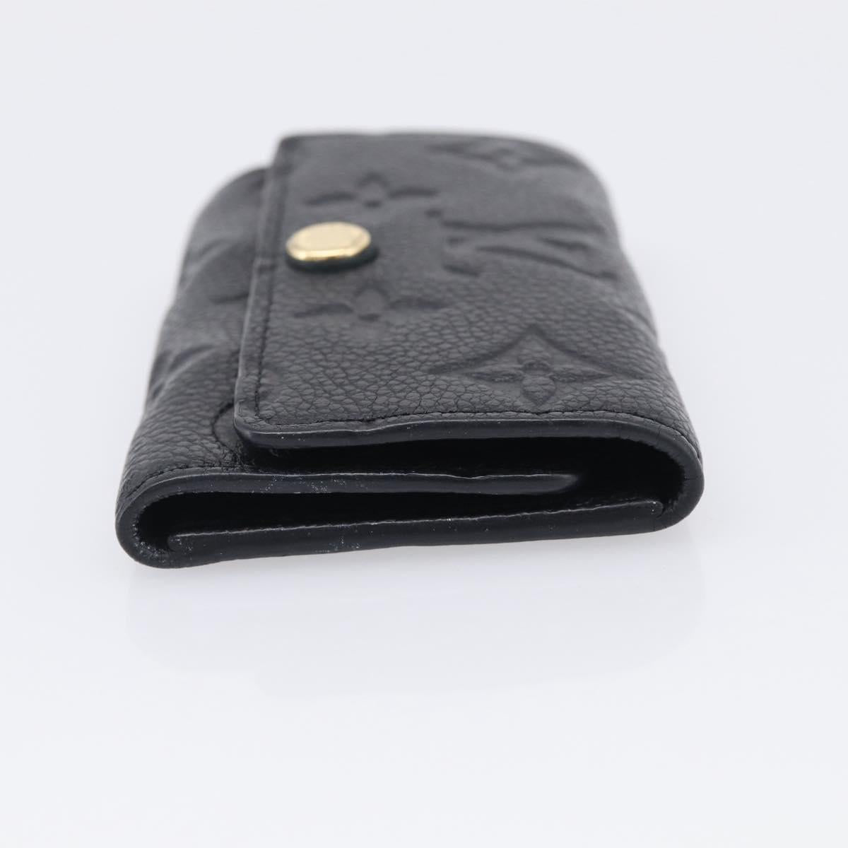 LOUIS VUITTON Monogram Empreinte Multicles6 Key Case Black M64421 Auth 211006V