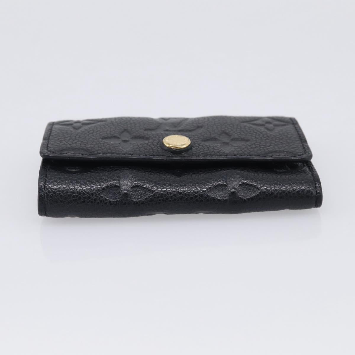 LOUIS VUITTON Monogram Empreinte Multicles6 Key Case Black M64421 Auth 211006V