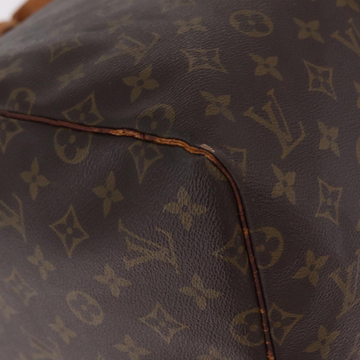 LOUIS VUITTON Monogram Keepall 55 Boston Bag M41424 LV Auth 211007