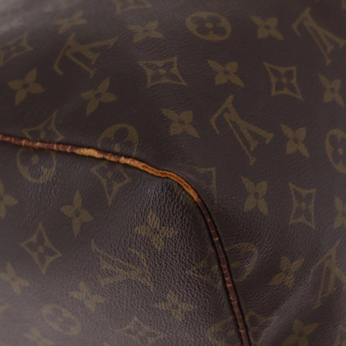 LOUIS VUITTON Monogram Keepall 55 Boston Bag M41424 LV Auth 211007