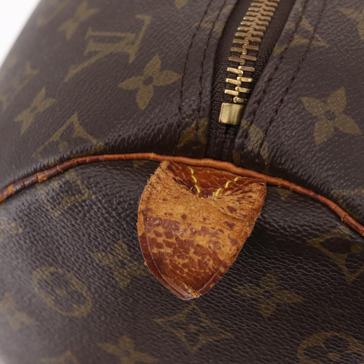 LOUIS VUITTON Monogram Keepall 55 Boston Bag M41424 LV Auth 211007