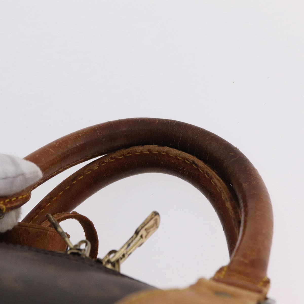 LOUIS VUITTON Monogram Keepall 55 Boston Bag M41424 LV Auth 211007