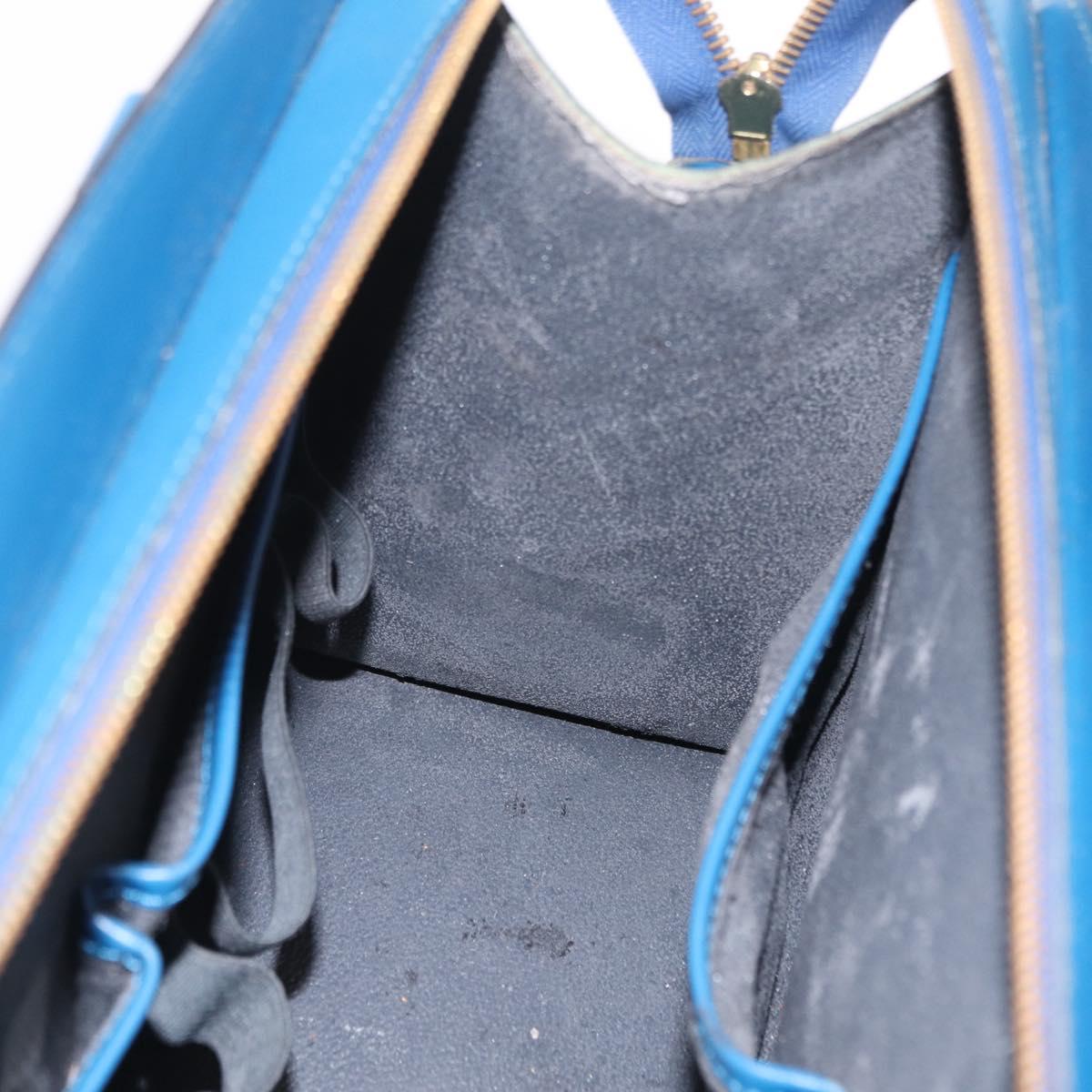LOUIS VUITTON Epi Riviera Hand Bag Blue M48185 LV Auth 211009