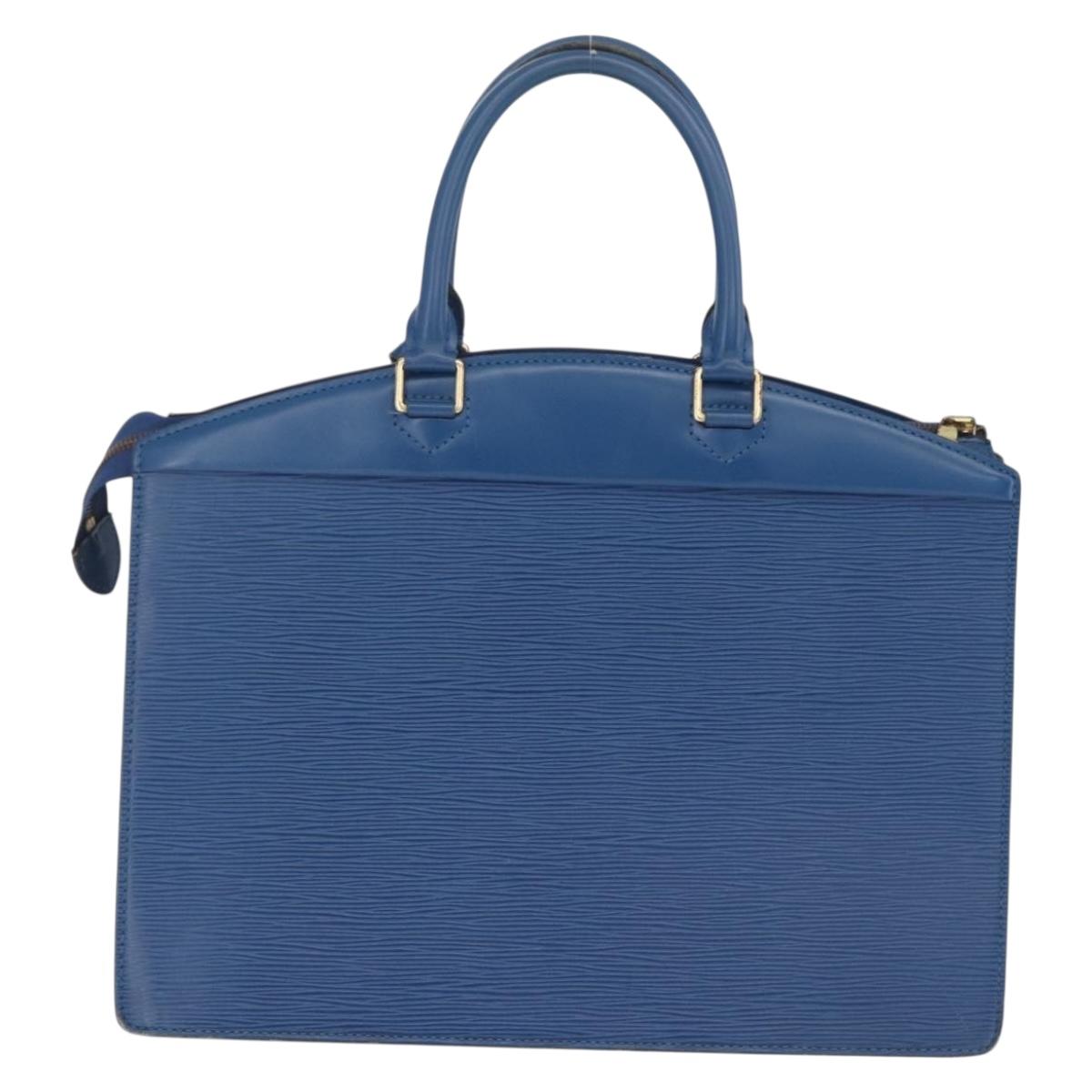 LOUIS VUITTON Epi Riviera Hand Bag Blue M48185 LV Auth 211009