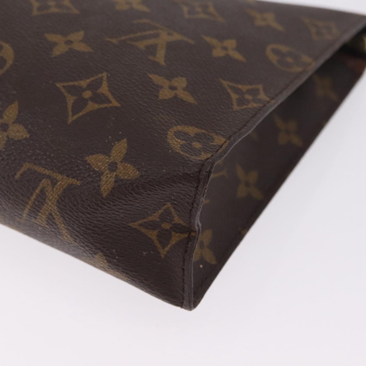 LOUIS VUITTON Monogram Poche Toilette 26 Pouch M47542 LV Auth 211017