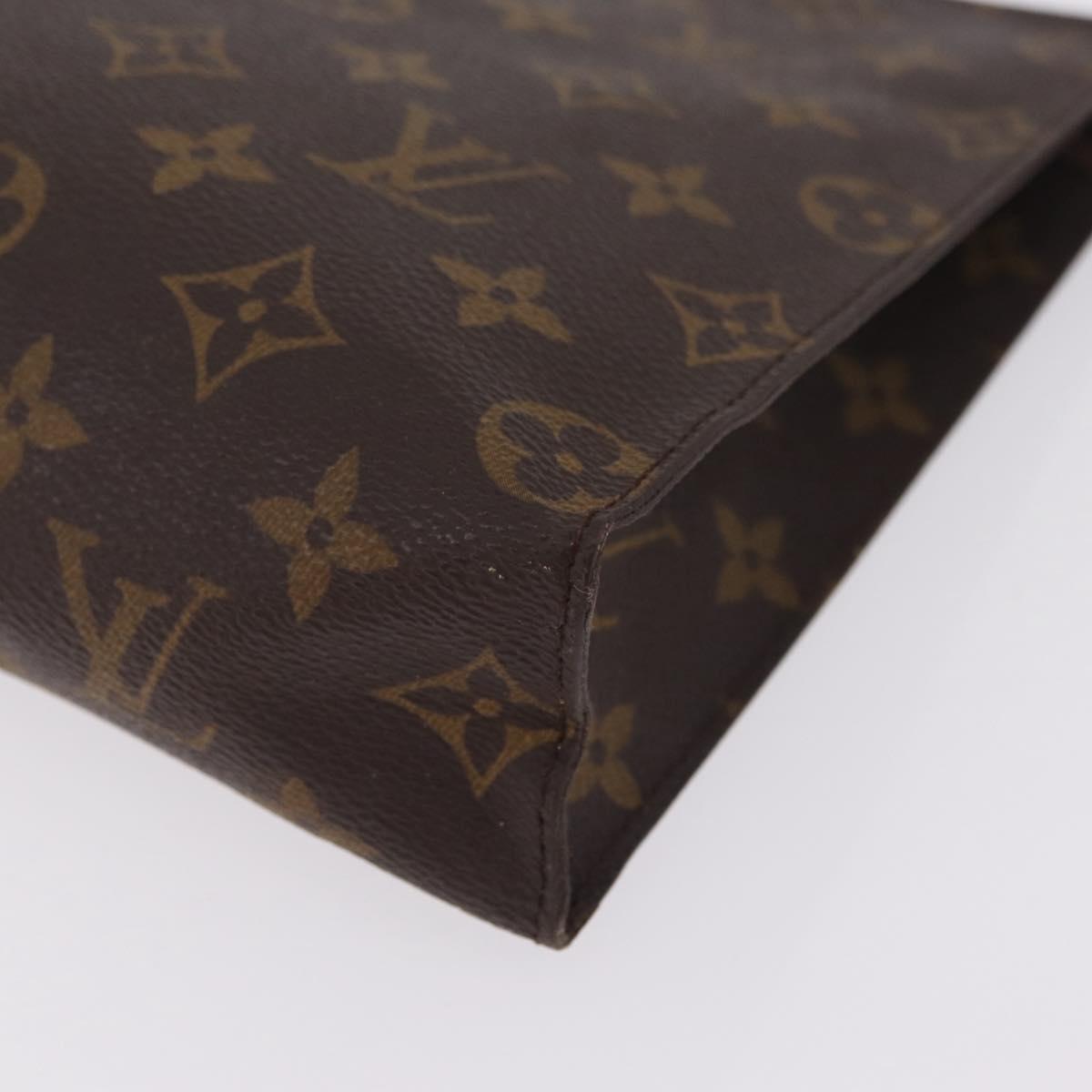LOUIS VUITTON Monogram Poche Toilette 26 Pouch M47542 LV Auth 211017