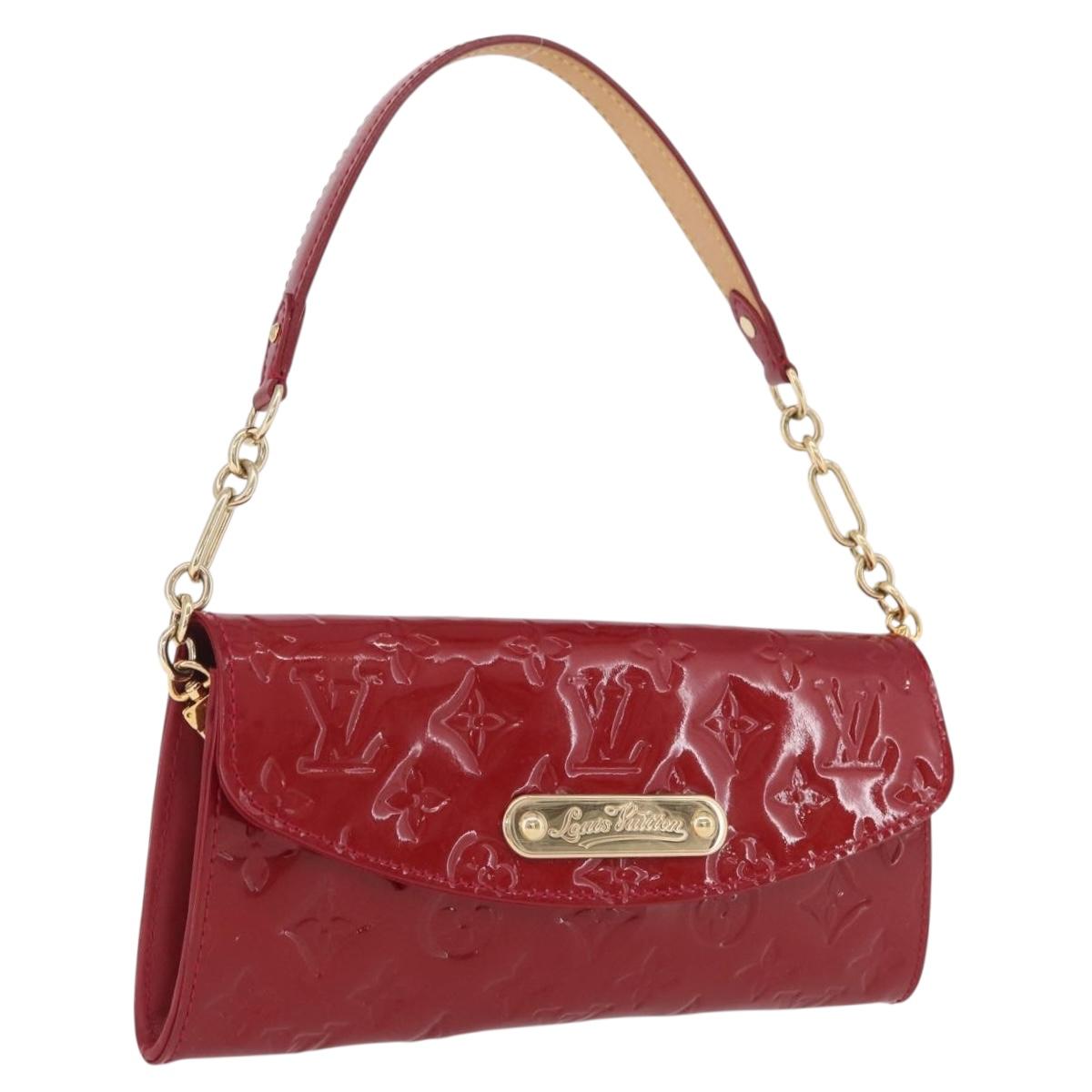 LOUIS VUITTON Monogram Vernis Sunset Bluebird Pomme D'amour M93543 Auth 211025V