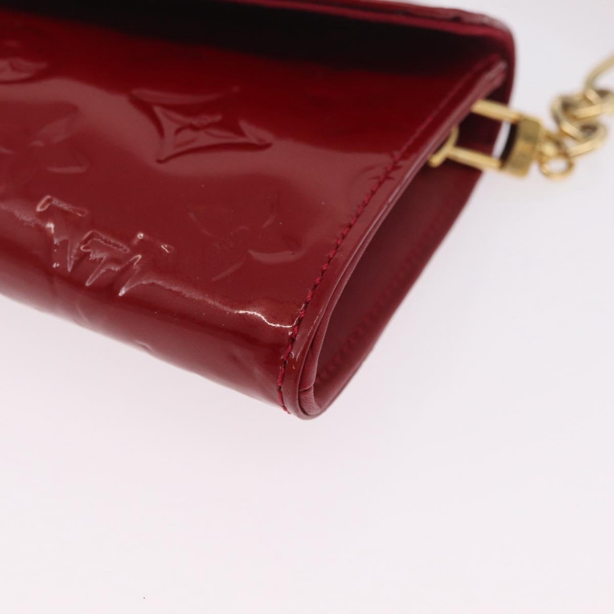 LOUIS VUITTON Monogram Vernis Sunset Bluebird Pomme D'amour M93543 Auth 211025V