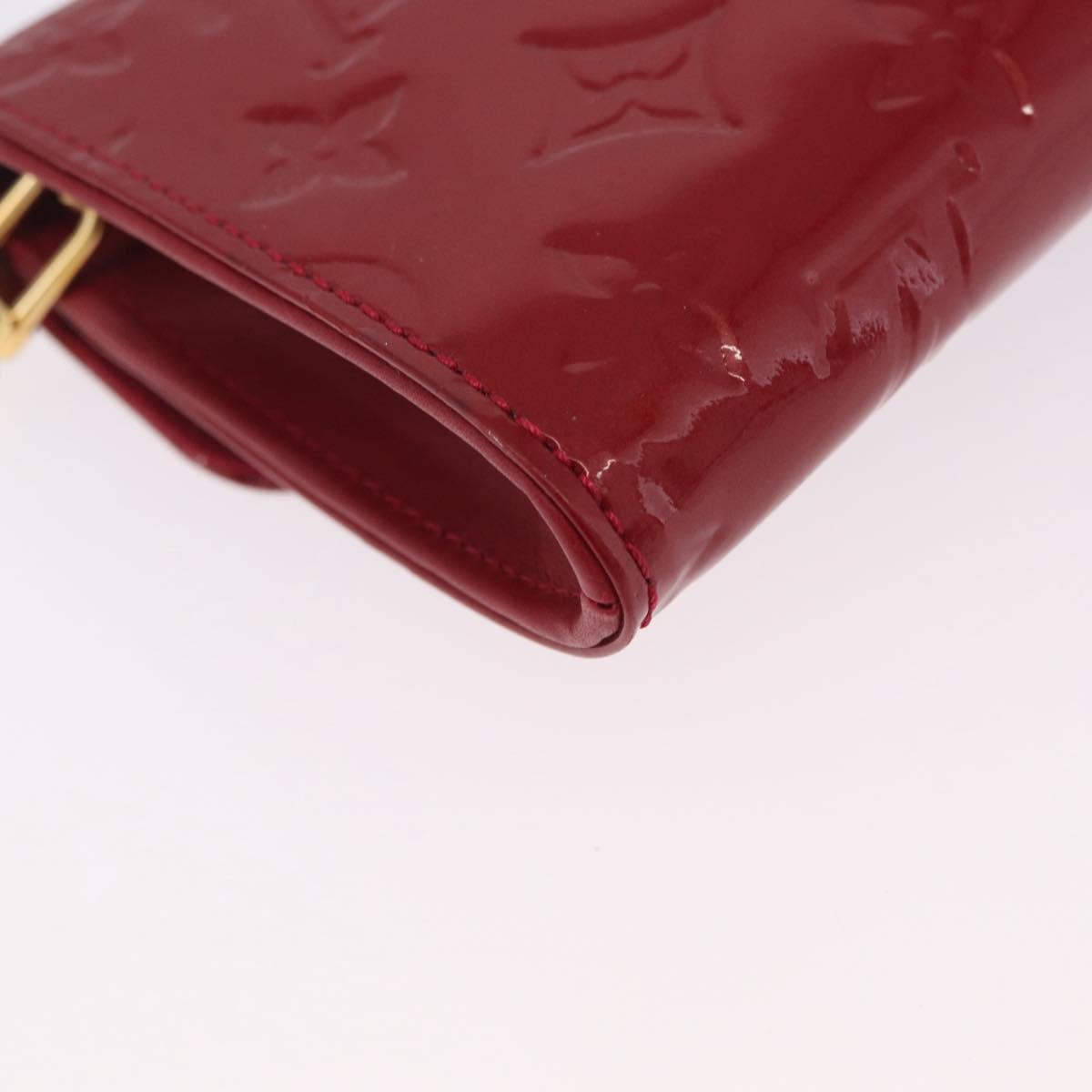 LOUIS VUITTON Monogram Vernis Sunset Bluebird Pomme D'amour M93543 Auth 211025V
