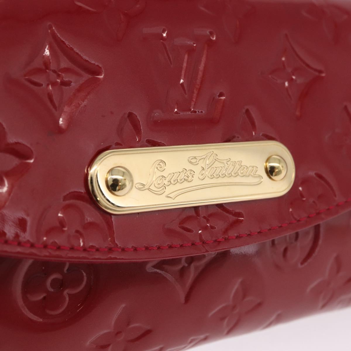 LOUIS VUITTON Monogram Vernis Sunset Bluebird Pomme D'amour M93543 Auth 211025V