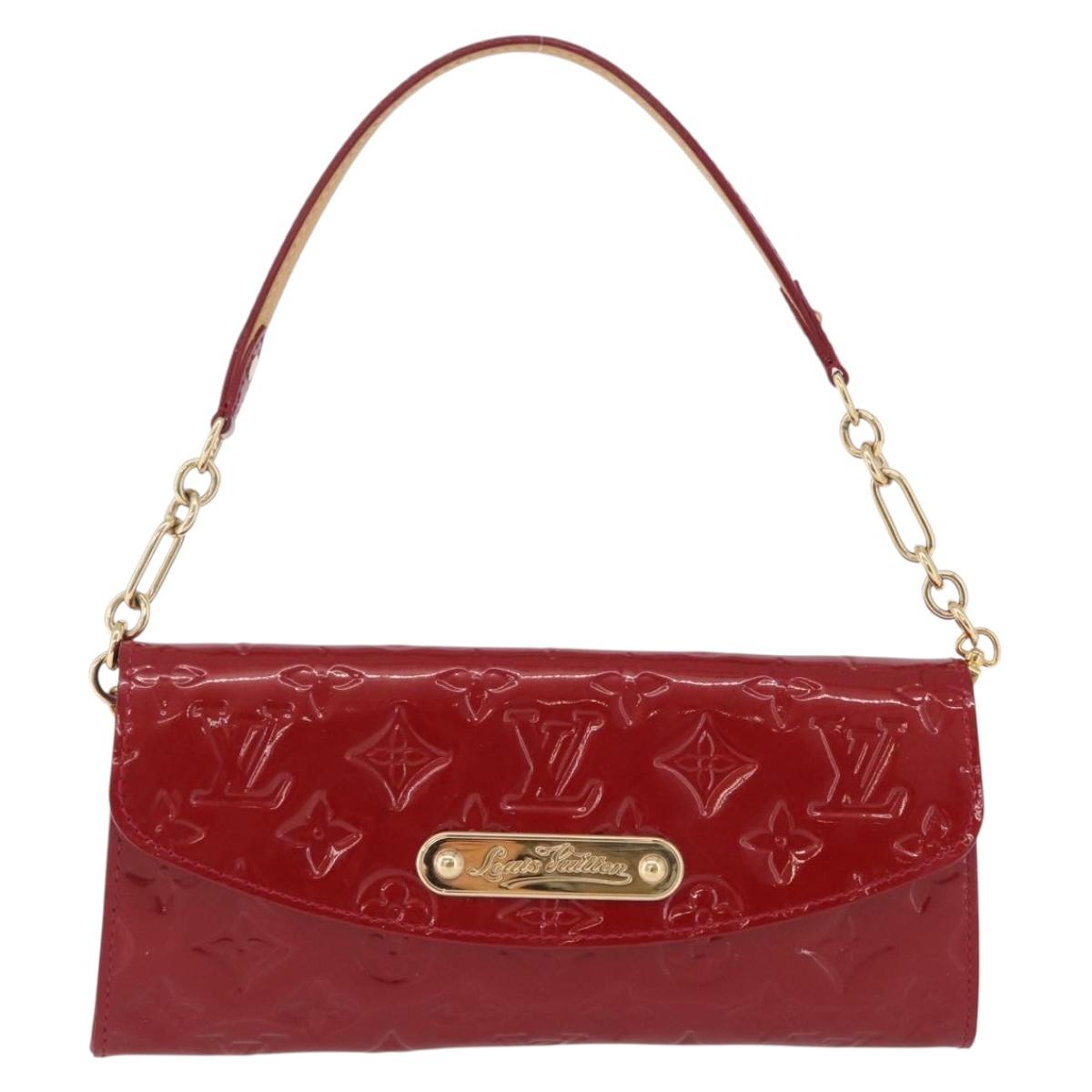 LOUIS VUITTON Monogram Vernis Sunset Bluebird Pomme D'amour M93543 Auth 211025V