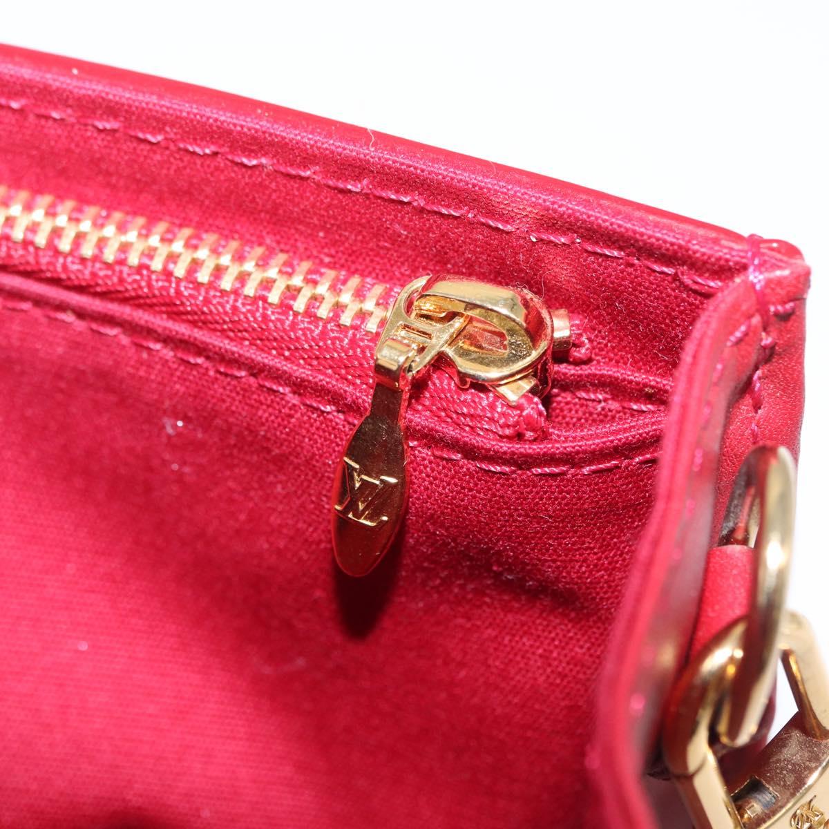 LOUIS VUITTON Monogram Vernis Sunset Bluebird Pomme D'amour M93543 Auth 211025V