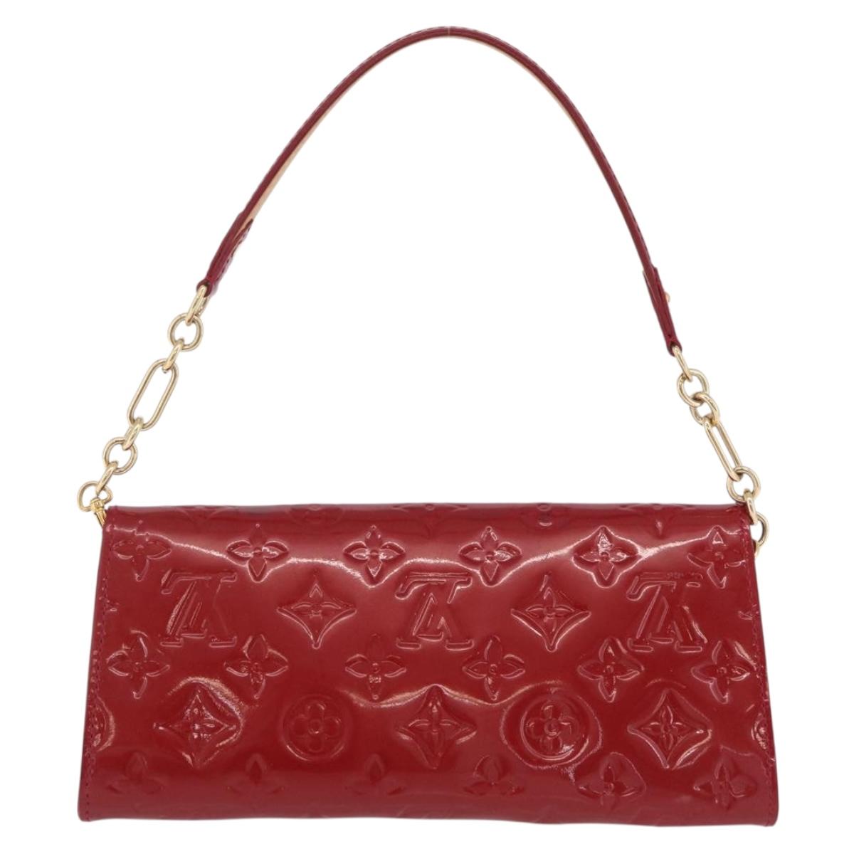 LOUIS VUITTON Monogram Vernis Sunset Bluebird Pomme D'amour M93543 Auth 211025V