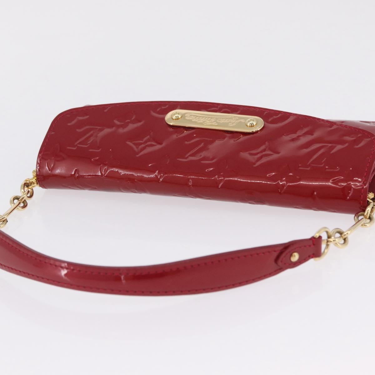 LOUIS VUITTON Monogram Vernis Sunset Bluebird Pomme D'amour M93543 Auth 211025V