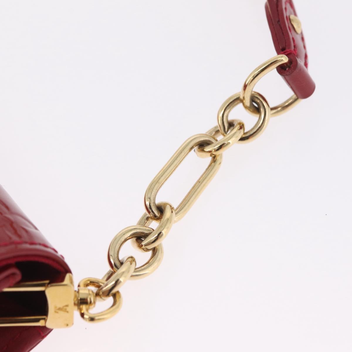LOUIS VUITTON Monogram Vernis Sunset Bluebird Pomme D'amour M93543 Auth 211025V