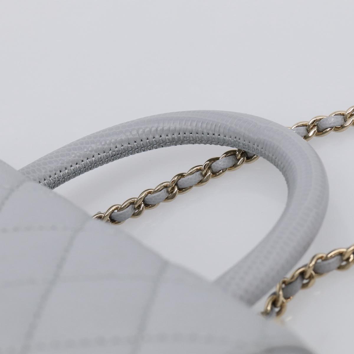 CHANEL Matelasse Coco Handle 24 XS Chain Shoulder Bag Caviar Skin Auth 211026SAM