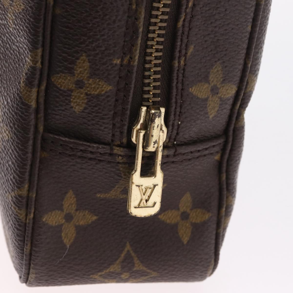 LOUIS VUITTON Monogram Trousse Toilette 23 Clutch Bag M47524 LV Auth 211043A