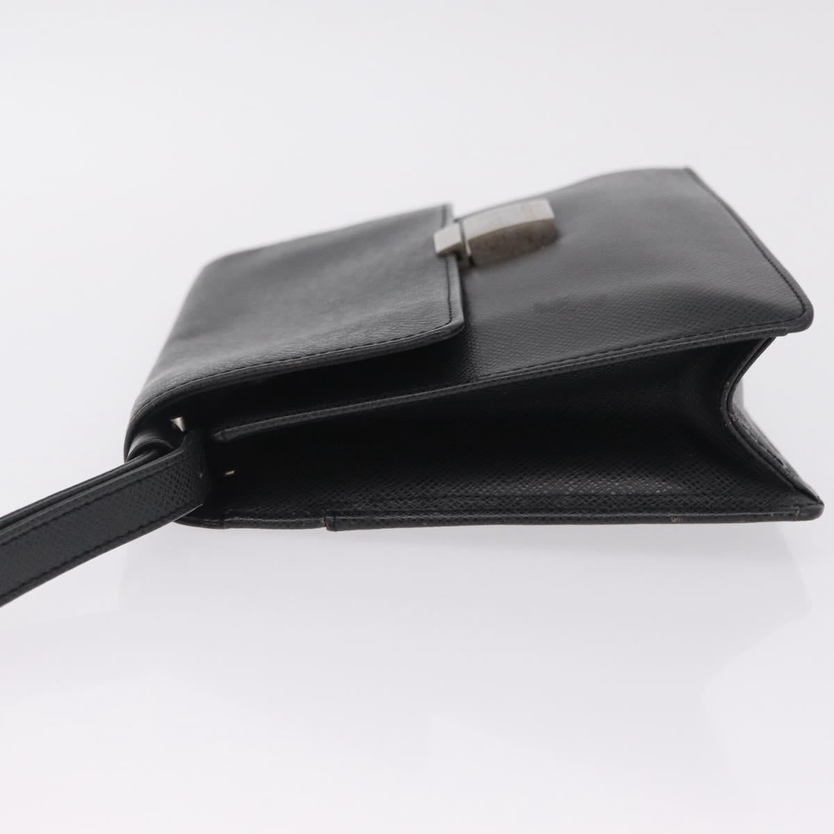 LOUIS VUITTON Taiga Selenga Clutch Bag Ardoise M30782 LV Auth 211057A