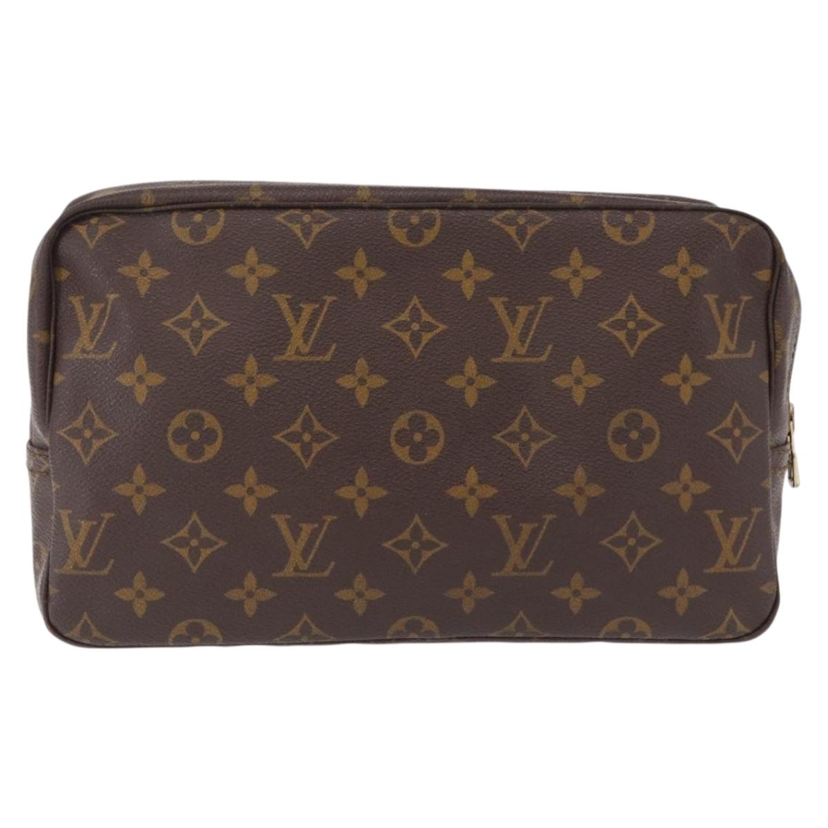 LOUIS VUITTON Monogram Trousse Toilette 28 Clutch Bag M47522 LV Auth 211058A
