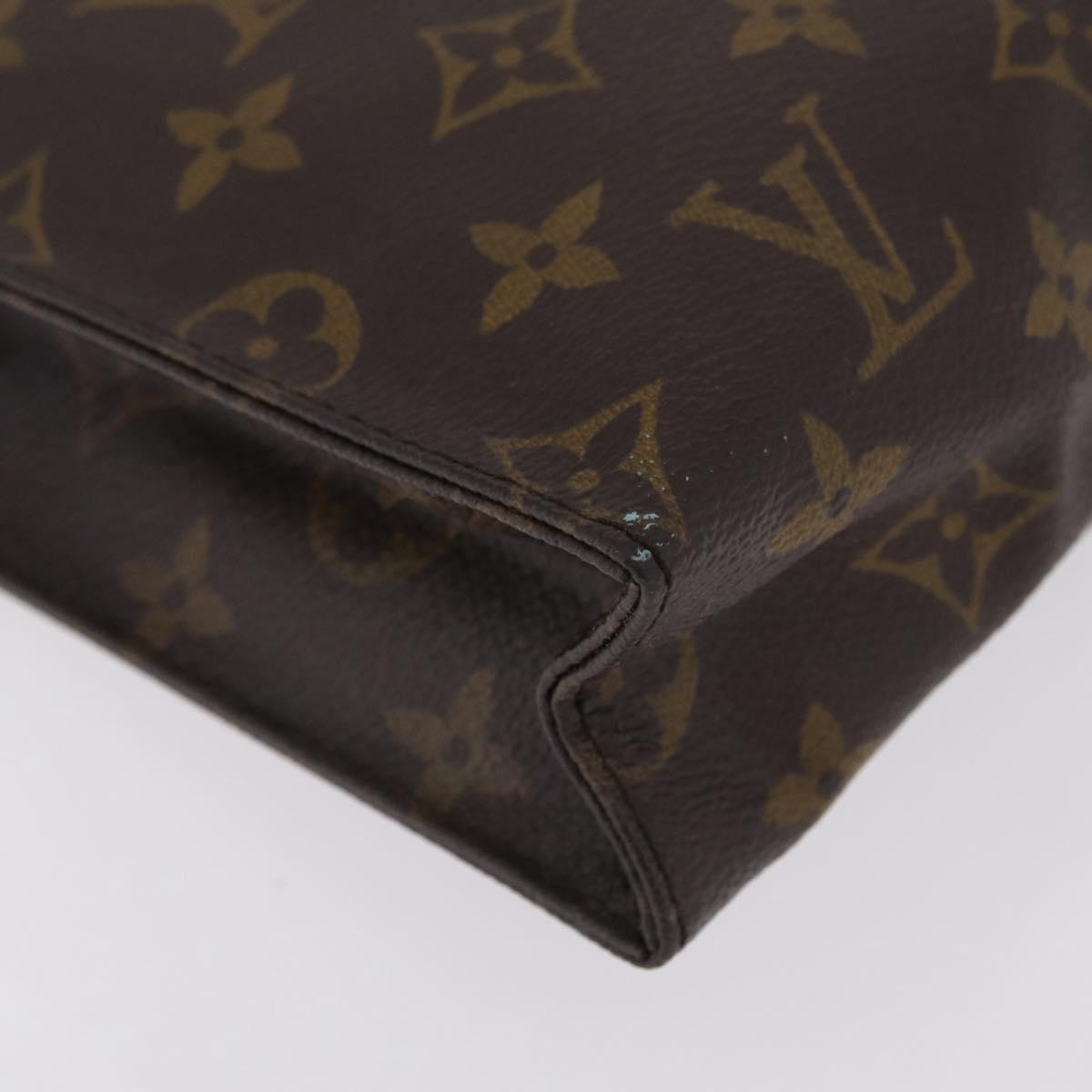 LOUIS VUITTON Monogram Poche Toilette 26 Pouch M47542 LV Auth 211059