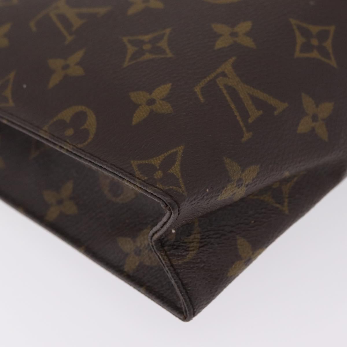LOUIS VUITTON Monogram Poche Toilette 26 Pouch M47542 LV Auth 211059