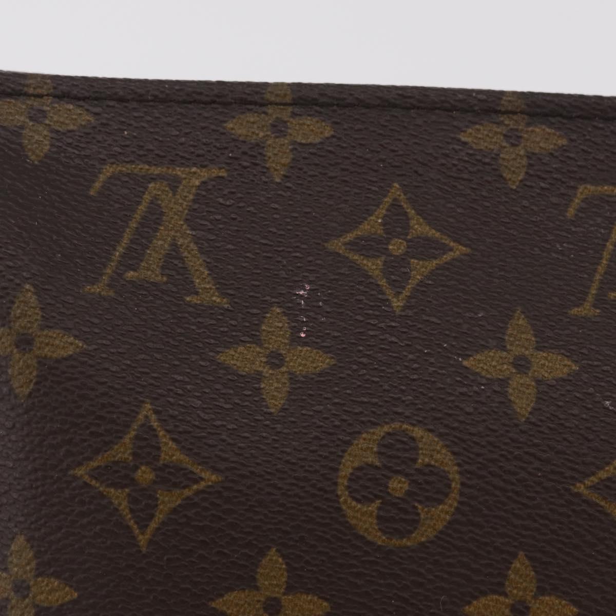 LOUIS VUITTON Monogram Poche Toilette 26 Pouch M47542 LV Auth 211059
