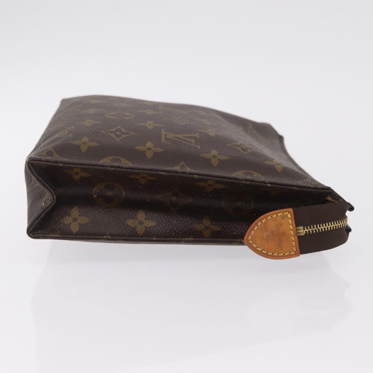 LOUIS VUITTON Monogram Poche Toilette 26 Pouch M47542 LV Auth 211059