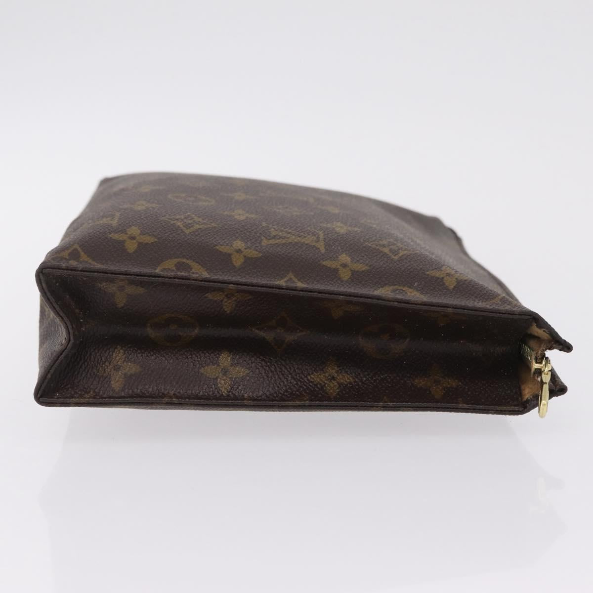 LOUIS VUITTON Monogram Poche Toilette 26 Pouch M47542 LV Auth 211059