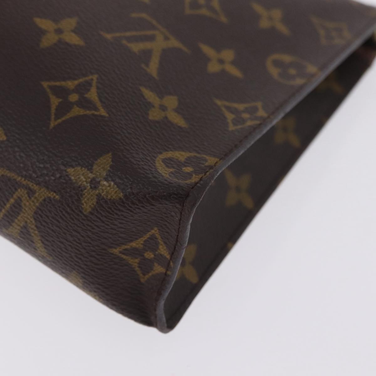 LOUIS VUITTON Monogram Poche Toilette 26 Pouch M47542 LV Auth 211060