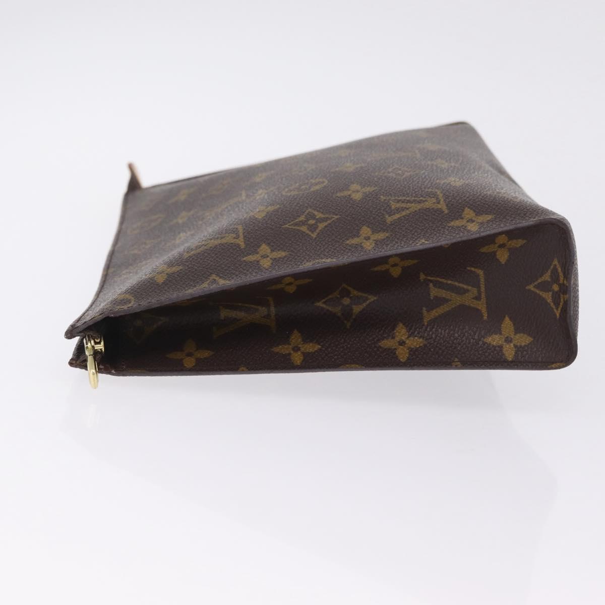 LOUIS VUITTON Monogram Poche Toilette 26 Pouch M47542 LV Auth 211060