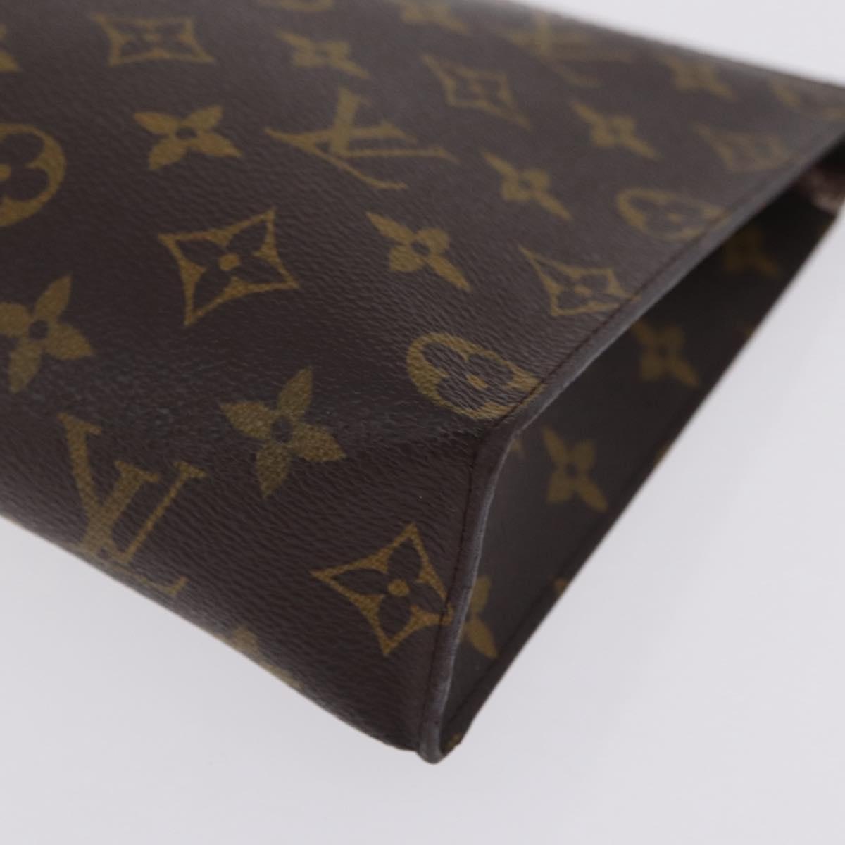LOUIS VUITTON Monogram Poche Toilette 26 Pouch M47542 LV Auth 211060