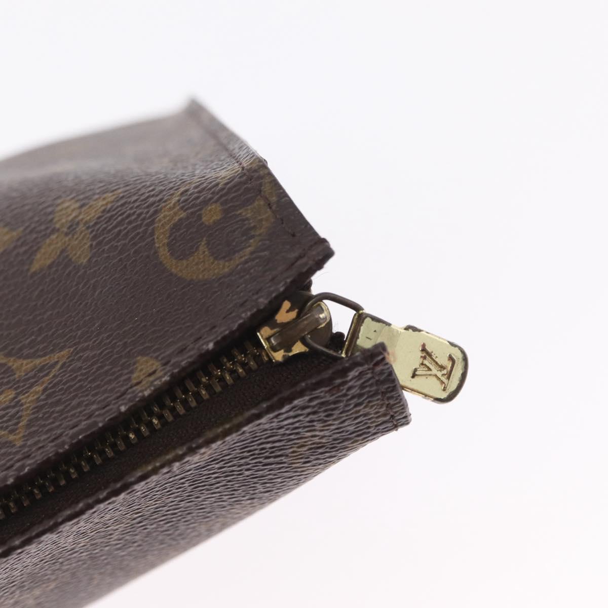 LOUIS VUITTON Monogram Poche Toilette 26 Pouch M47542 LV Auth 211064