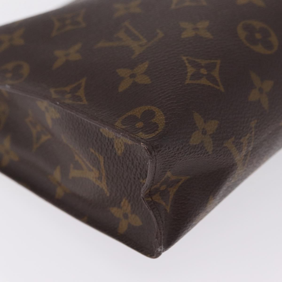 LOUIS VUITTON Monogram Poche Toilette 26 Pouch M47542 LV Auth 211064