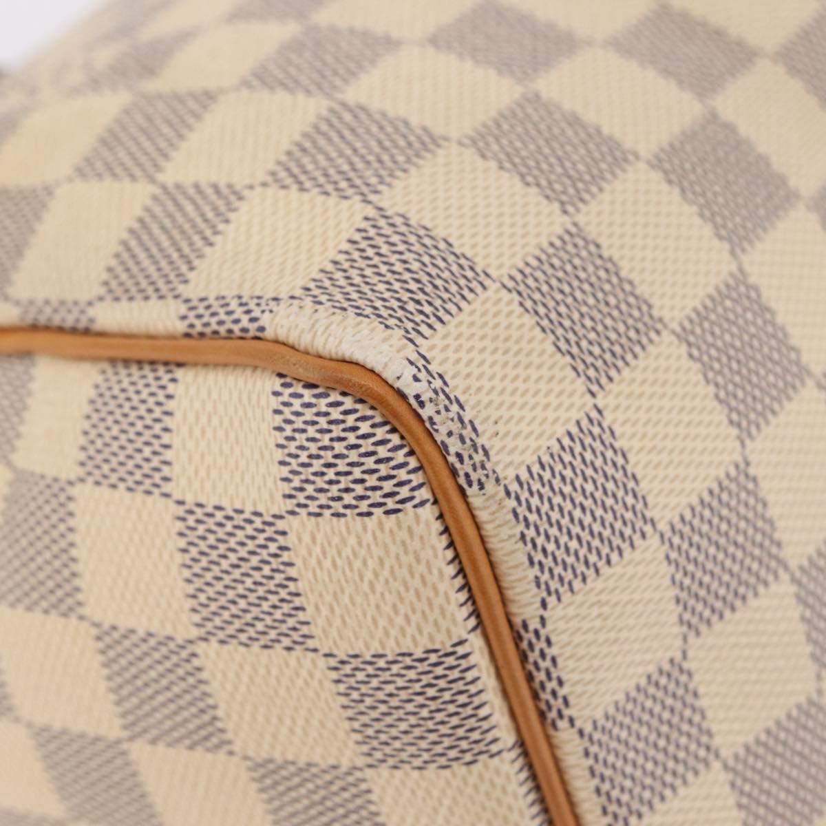 LOUIS VUITTON Damier Azur Speedy 25 Hand Bag N41534 LV Auth 211070V