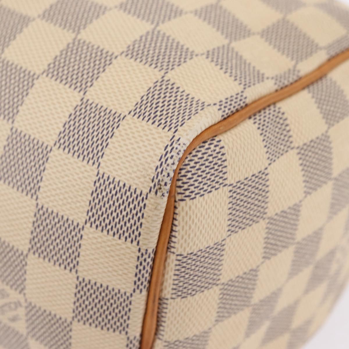 LOUIS VUITTON Damier Azur Speedy 25 Hand Bag N41534 LV Auth 211070V
