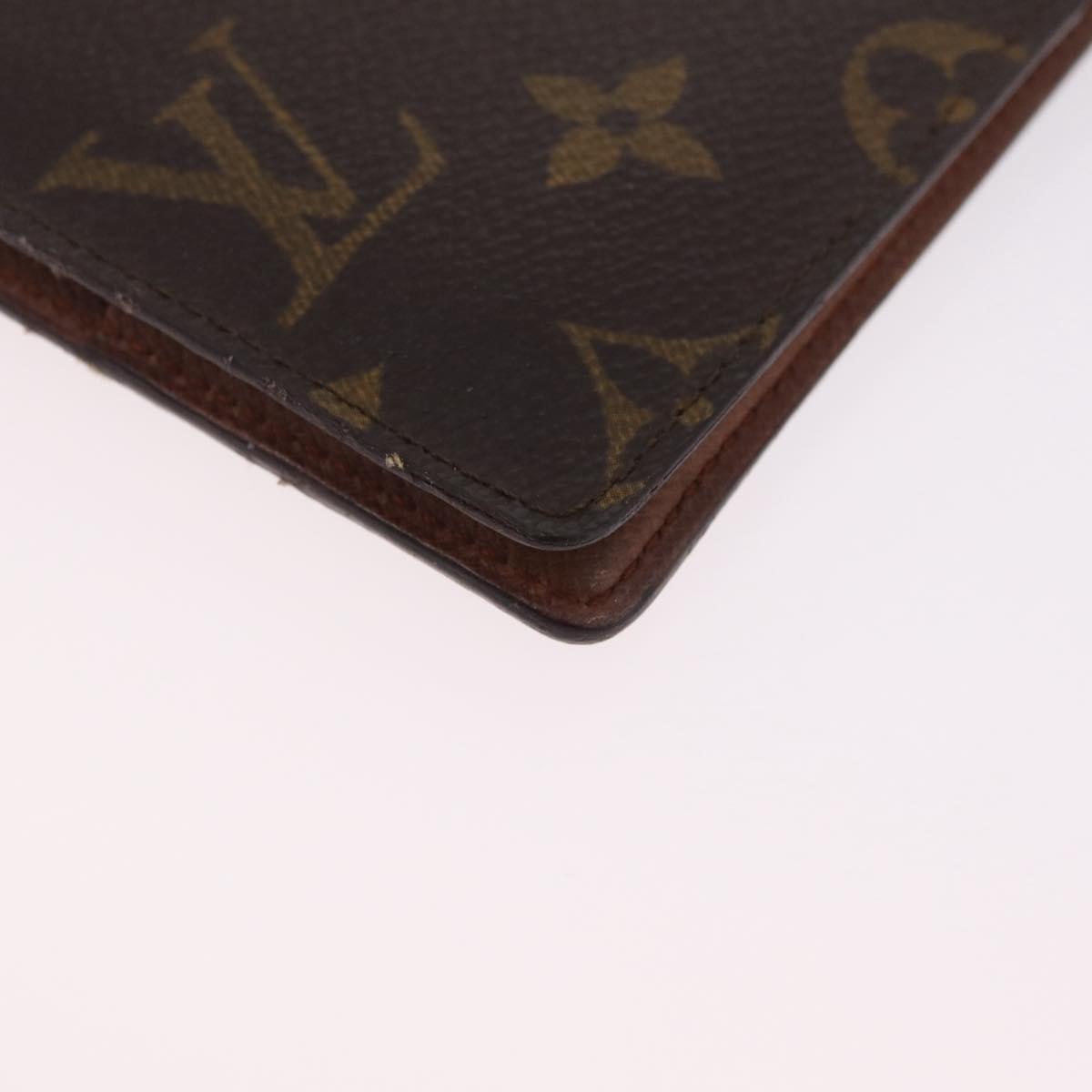 LOUIS VUITTON Monogram Couvel Tulle Passopole Passport Case M60180 Auth 211071