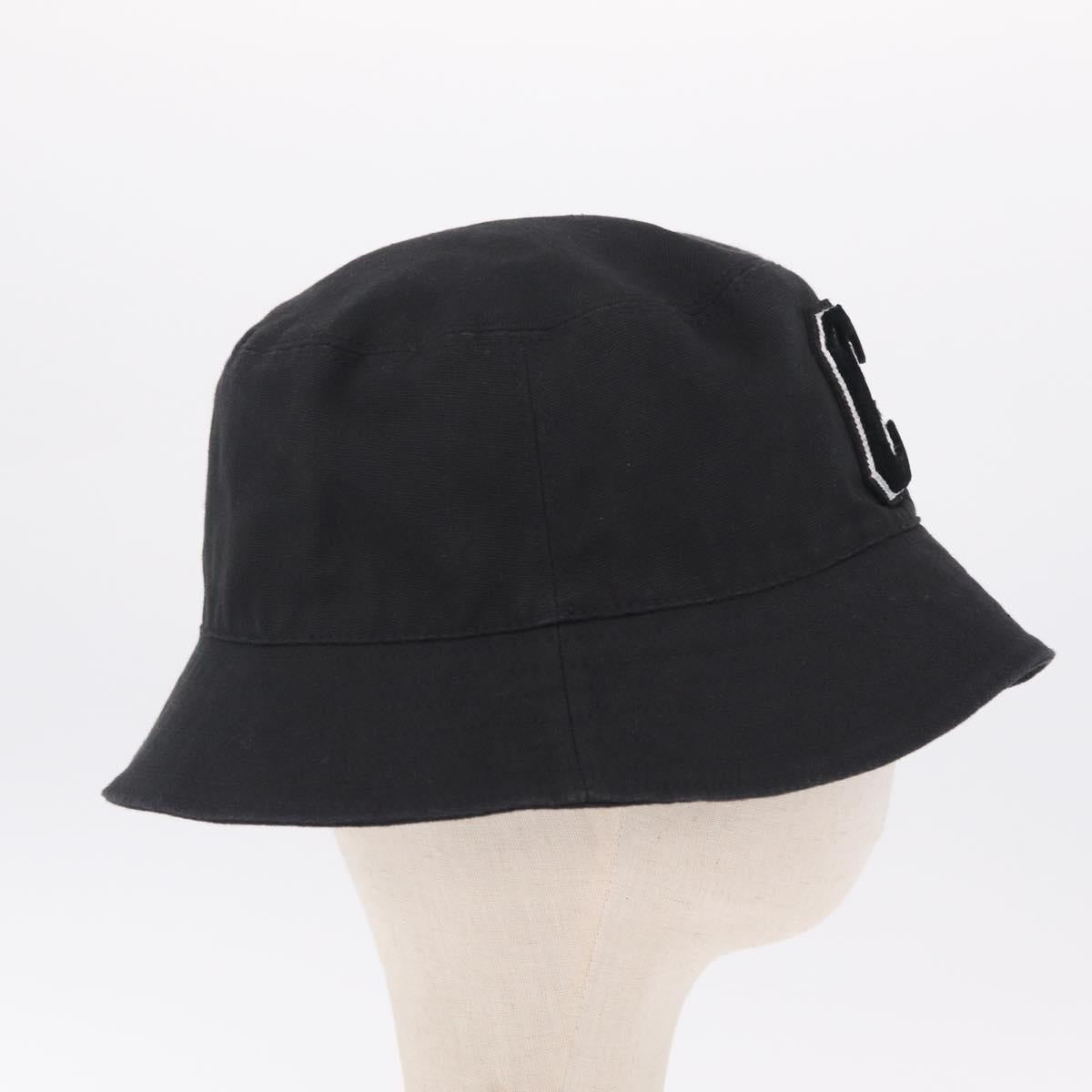 Christian Dior Bucket Hat Canvas Black White Auth 211092V