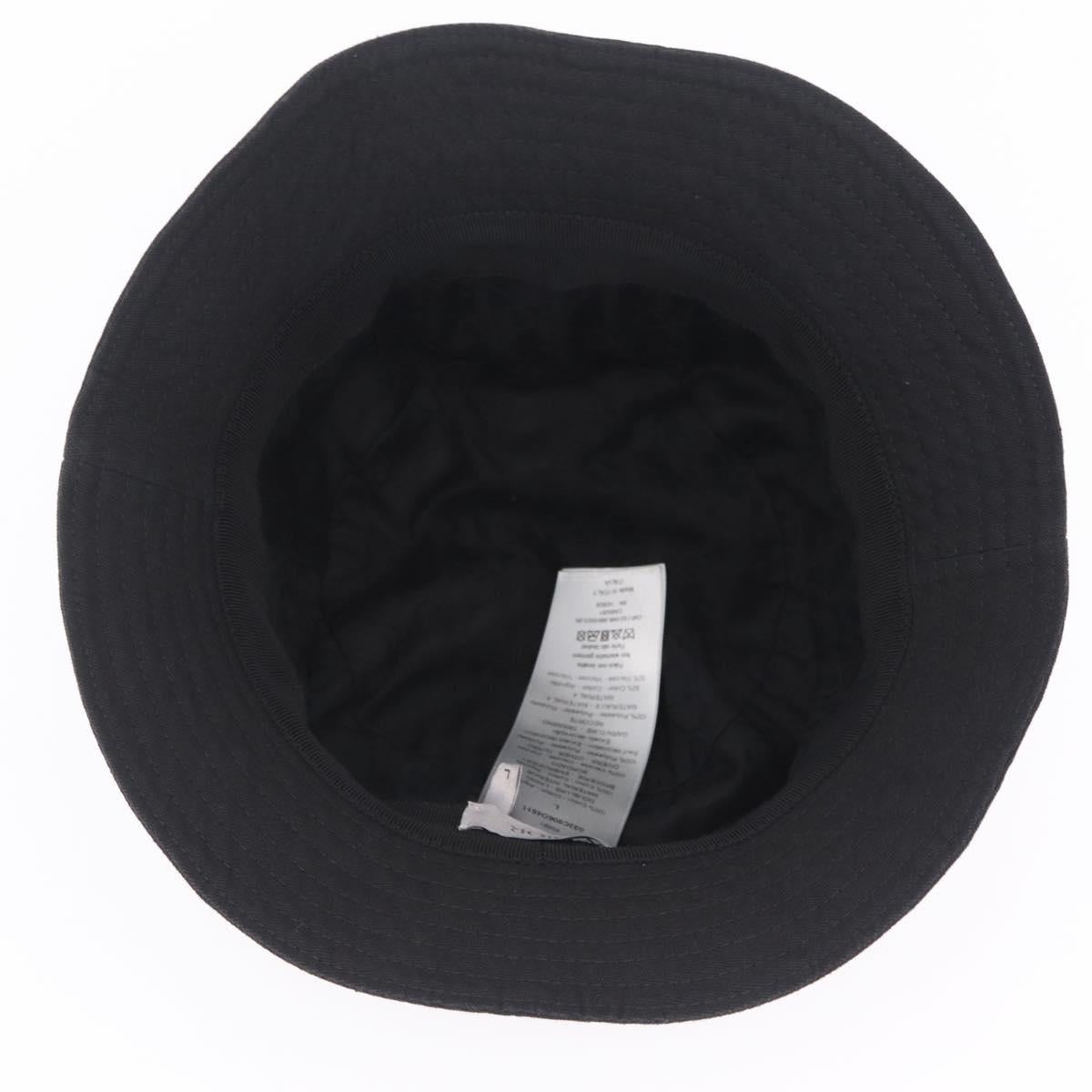 Christian Dior Bucket Hat Canvas Black White Auth 211092V