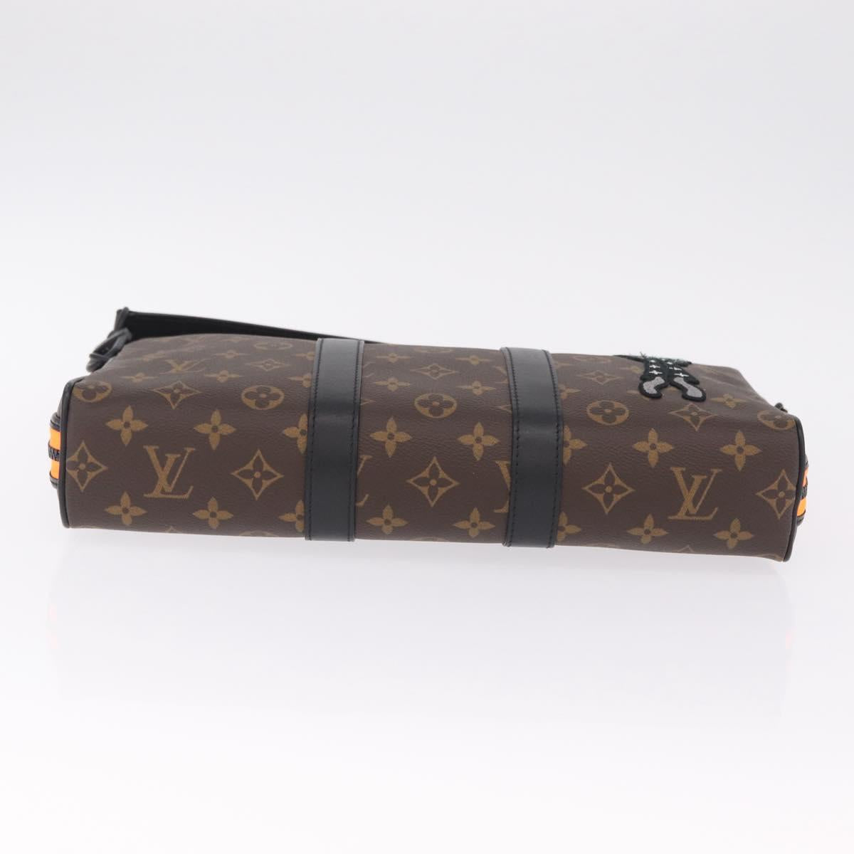LOUIS VUITTON Monogram LV Friends Keepall Pouch Hand Bag M80130 LV Auth 211125M