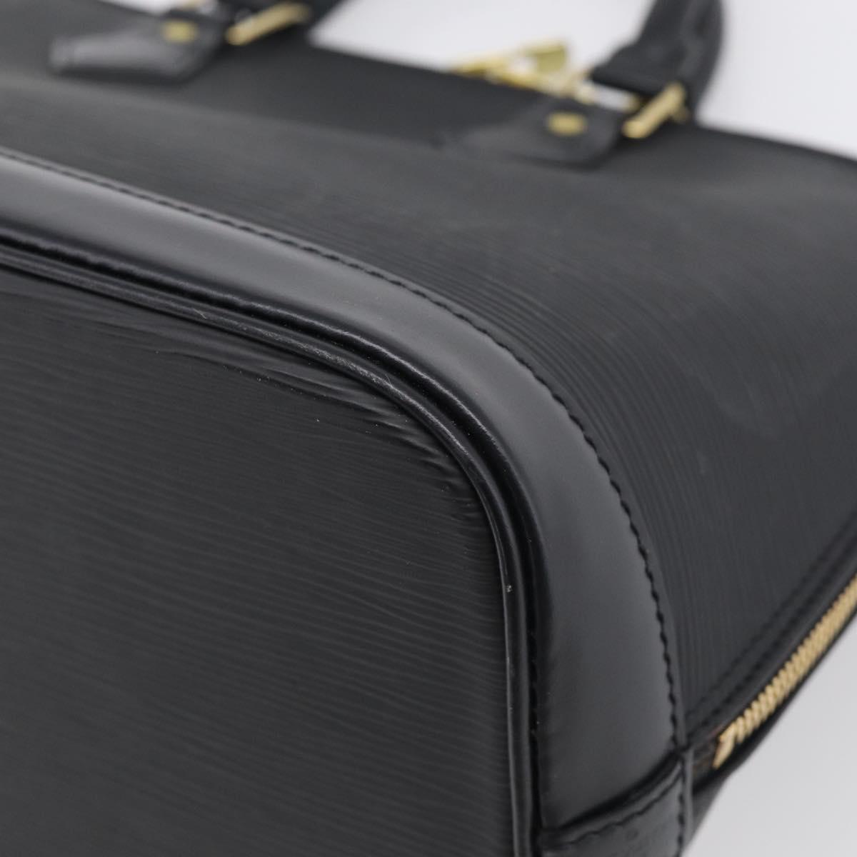 LOUIS VUITTON Epi Alma Hand Bag Noir Black M52142 LV Auth 211166V