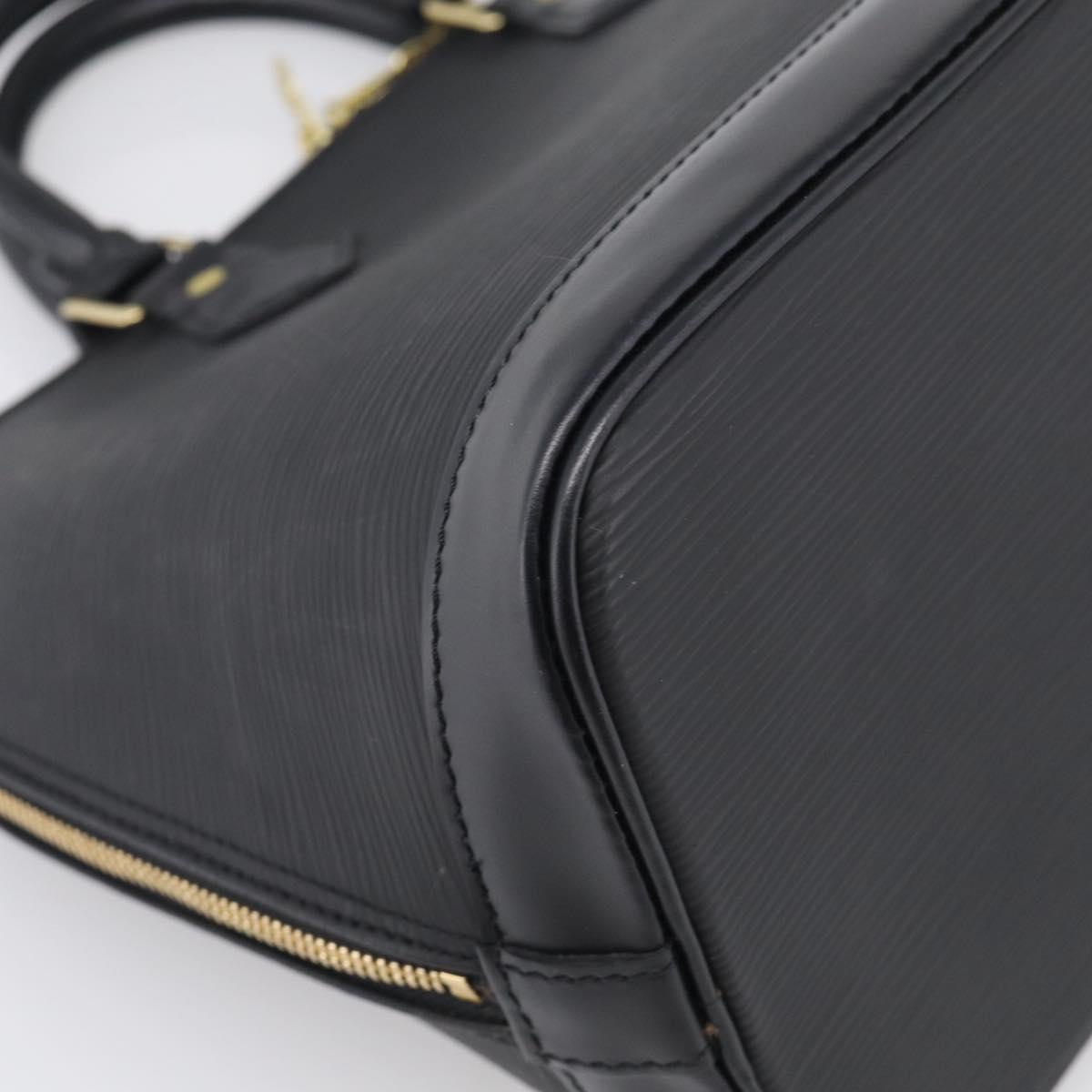 LOUIS VUITTON Epi Alma Hand Bag Noir Black M52142 LV Auth 211166V