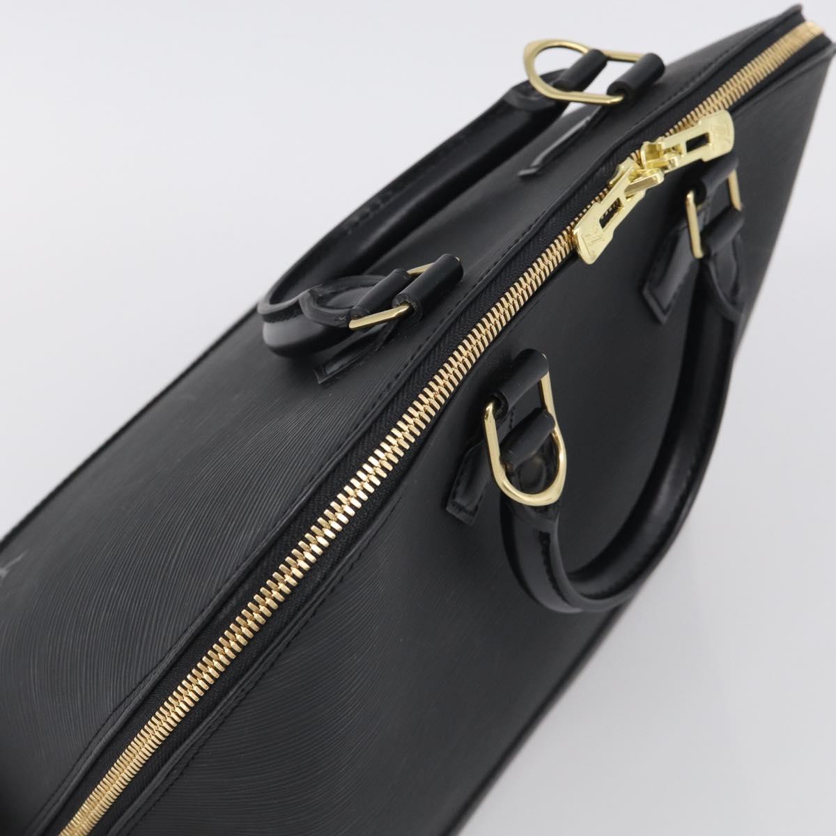 LOUIS VUITTON Epi Alma Hand Bag Noir Black M52142 LV Auth 211166V