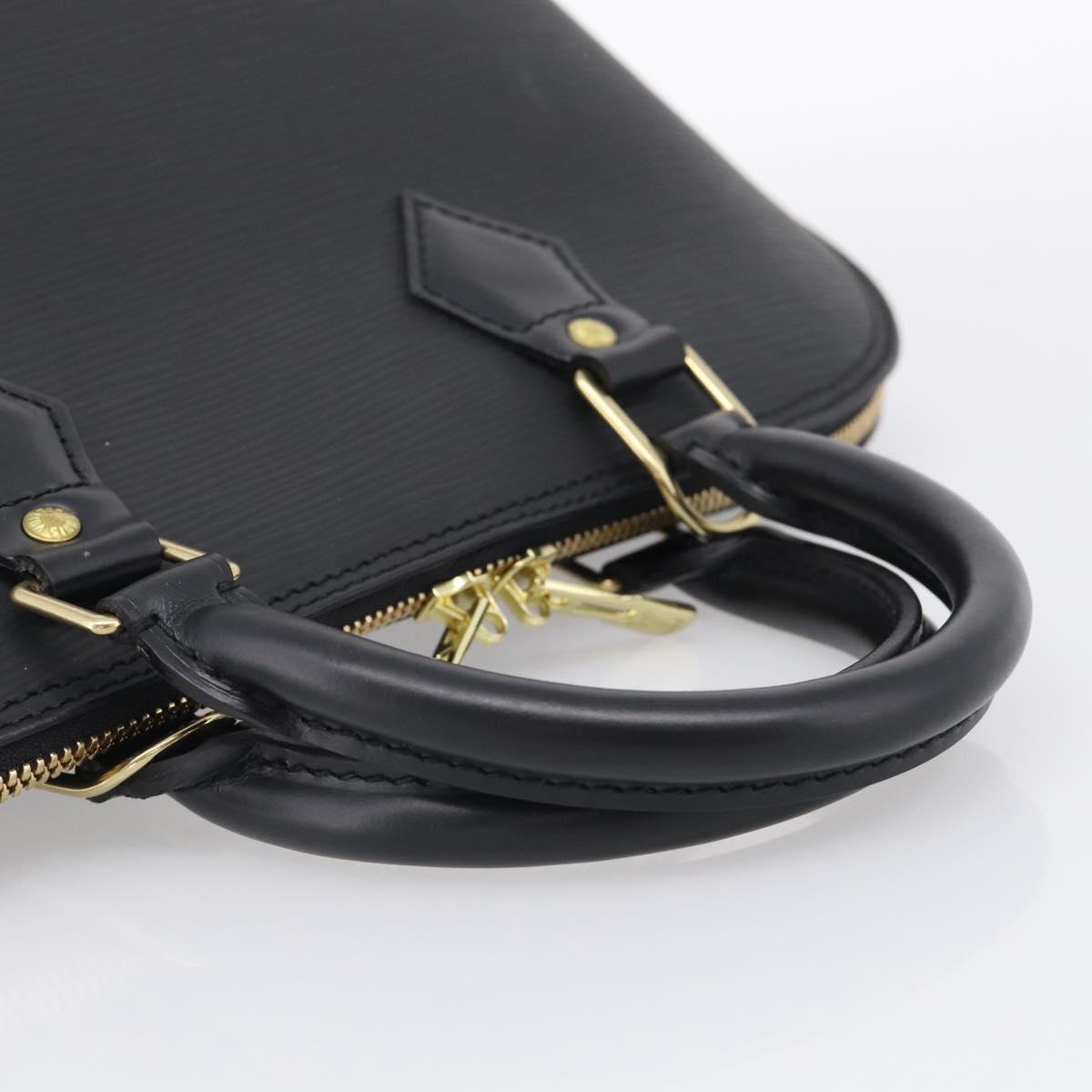 LOUIS VUITTON Epi Alma Hand Bag Noir Black M52142 LV Auth 211166V