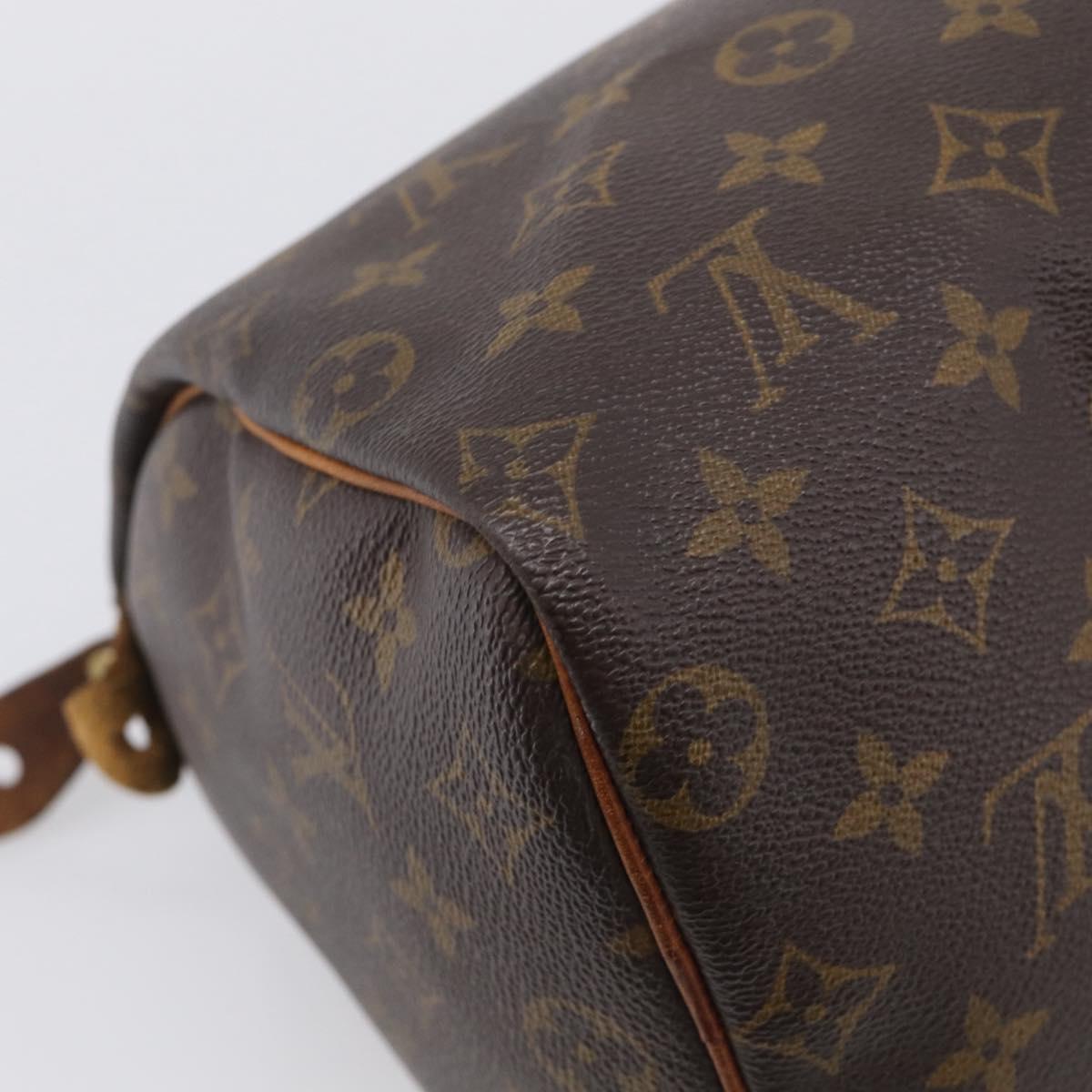 LOUIS VUITTON Monogram Speedy 25 Hand Bag M41528 LV Auth 211184