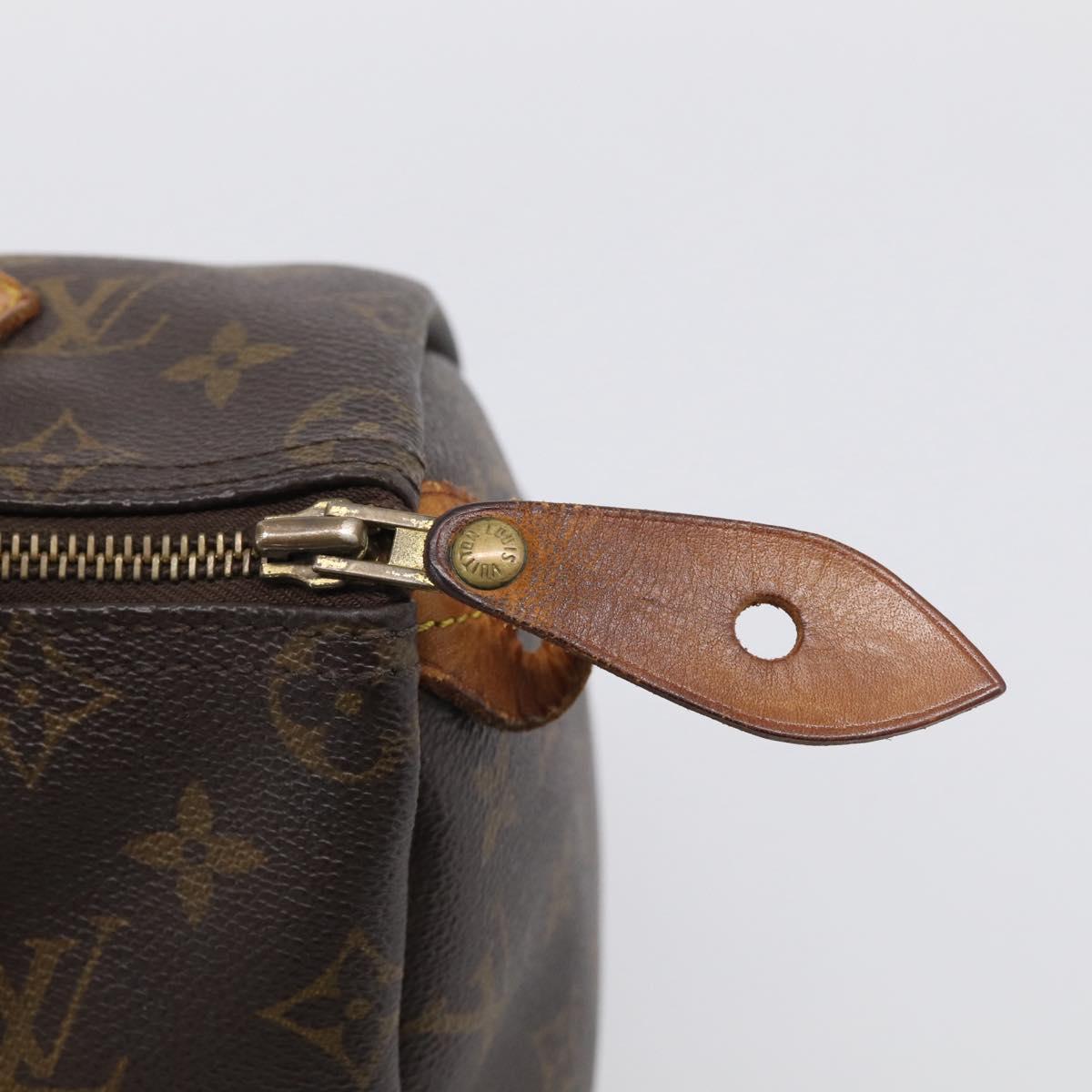 LOUIS VUITTON Monogram Speedy 25 Hand Bag M41528 LV Auth 211184