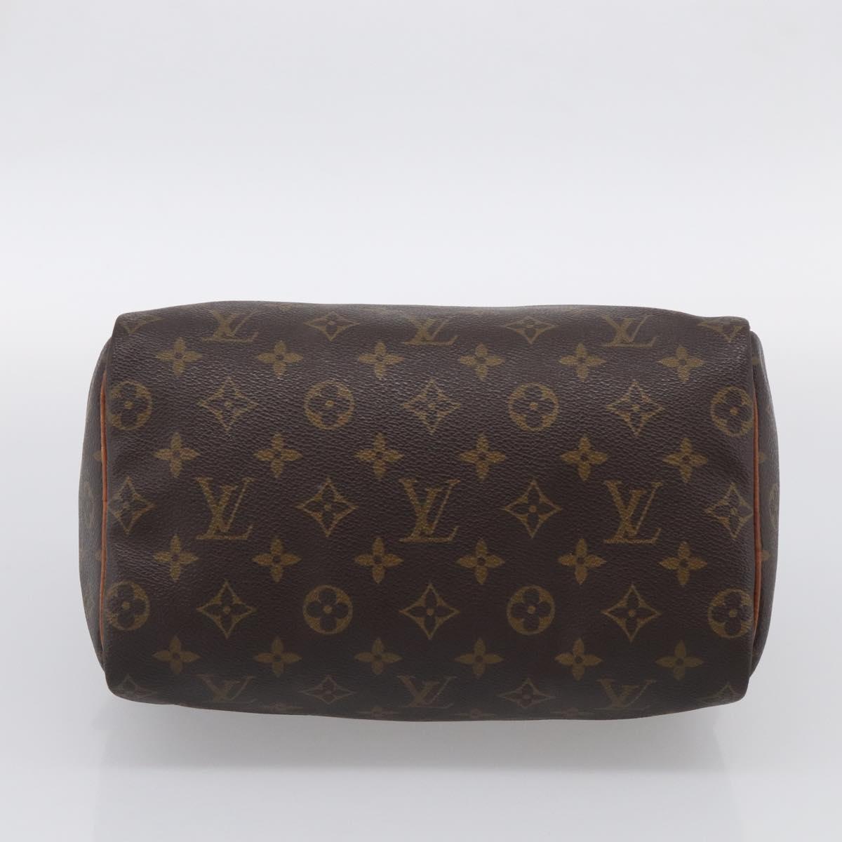 LOUIS VUITTON Monogram Speedy 25 Hand Bag M41528 LV Auth 211184