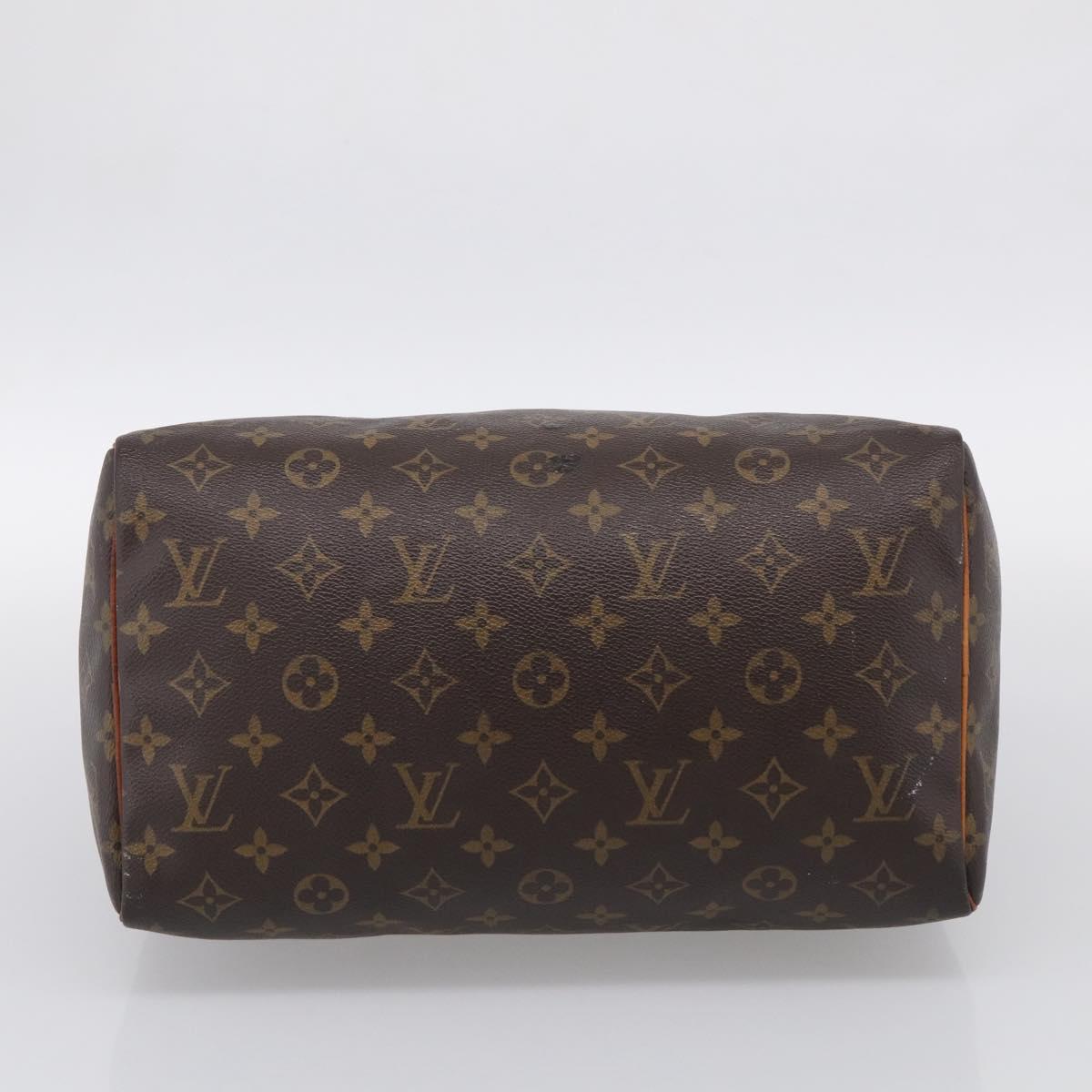 LOUIS VUITTON Monogram Speedy 30 Hand Bag M41526 LV Auth 211188