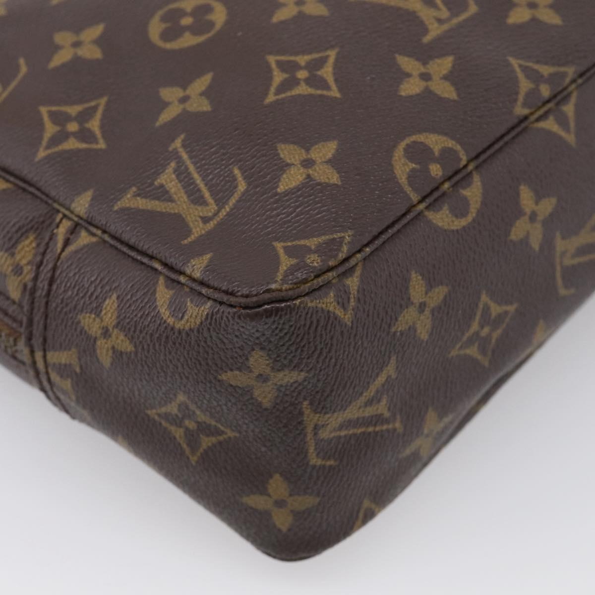 LOUIS VUITTON Monogram Trousse Toilette 28 Clutch Bag M47522 LV Auth 211224